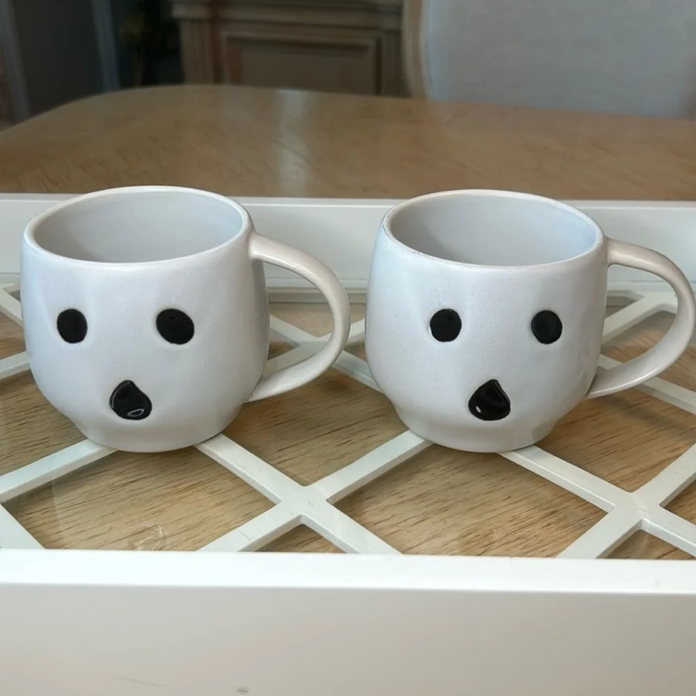 Pottery Barn Ghost Mug